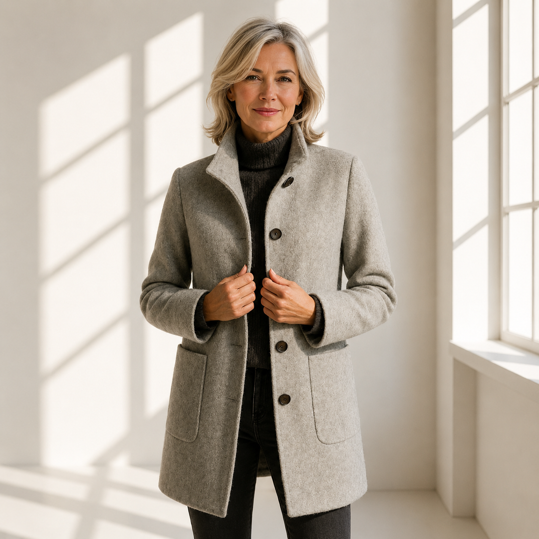 Eleonora | Tailored Button Midi Coat