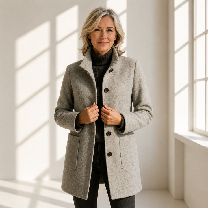 Eleonora | Tailored Button Midi Coat