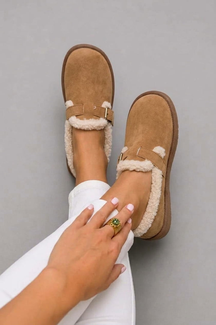 Women's Warm Loafer Shoes