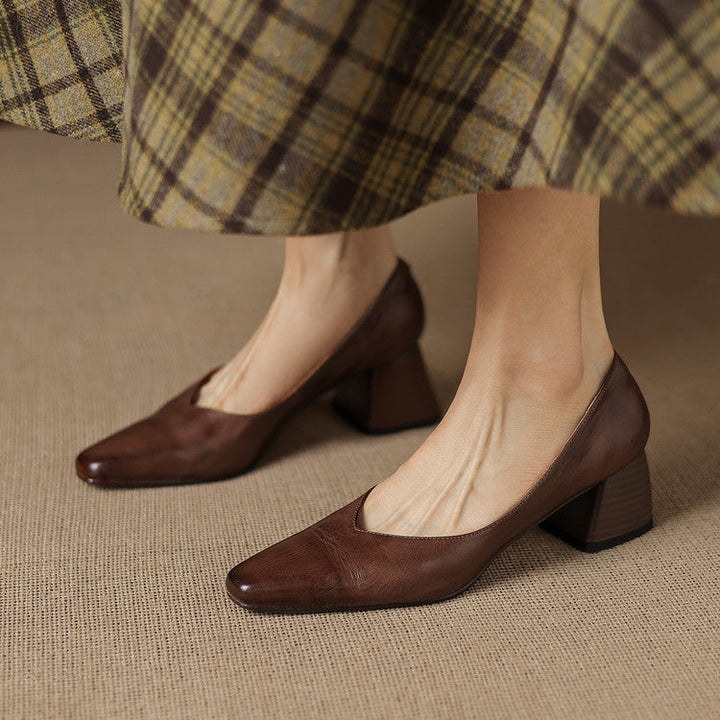 Women's Open-Toe Block-Heel Sandals