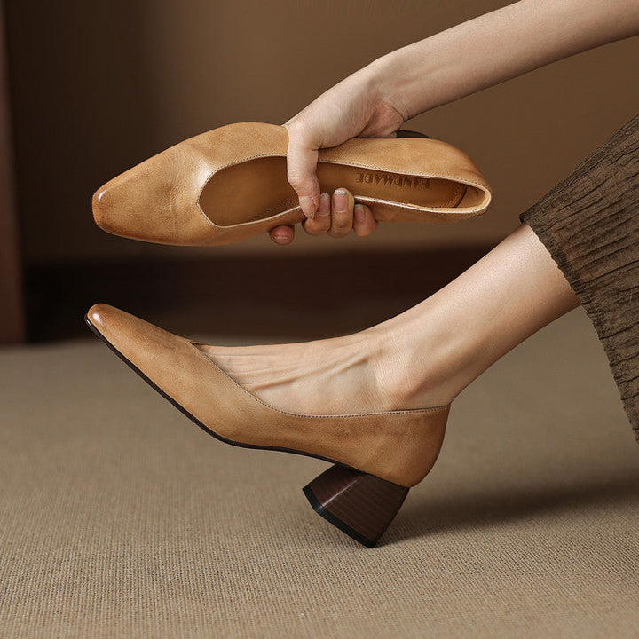 Women's Open-Toe Block-Heel Sandals