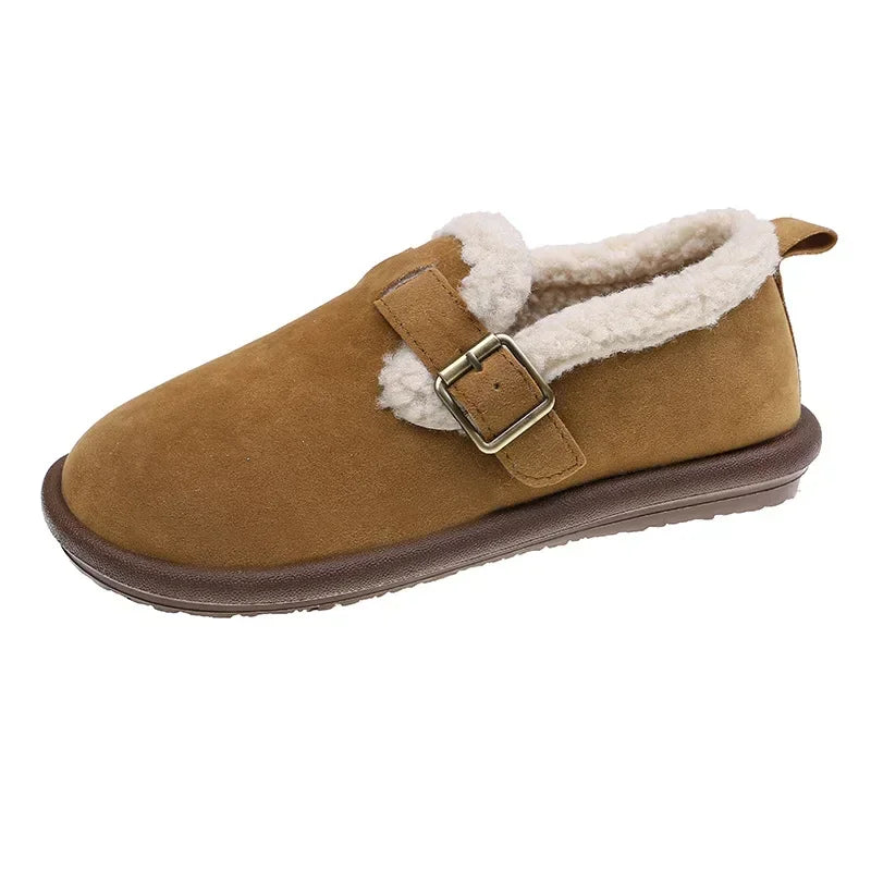 Women's Warm Loafer Shoes