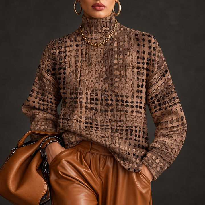 Juin | Textured Turtleneck