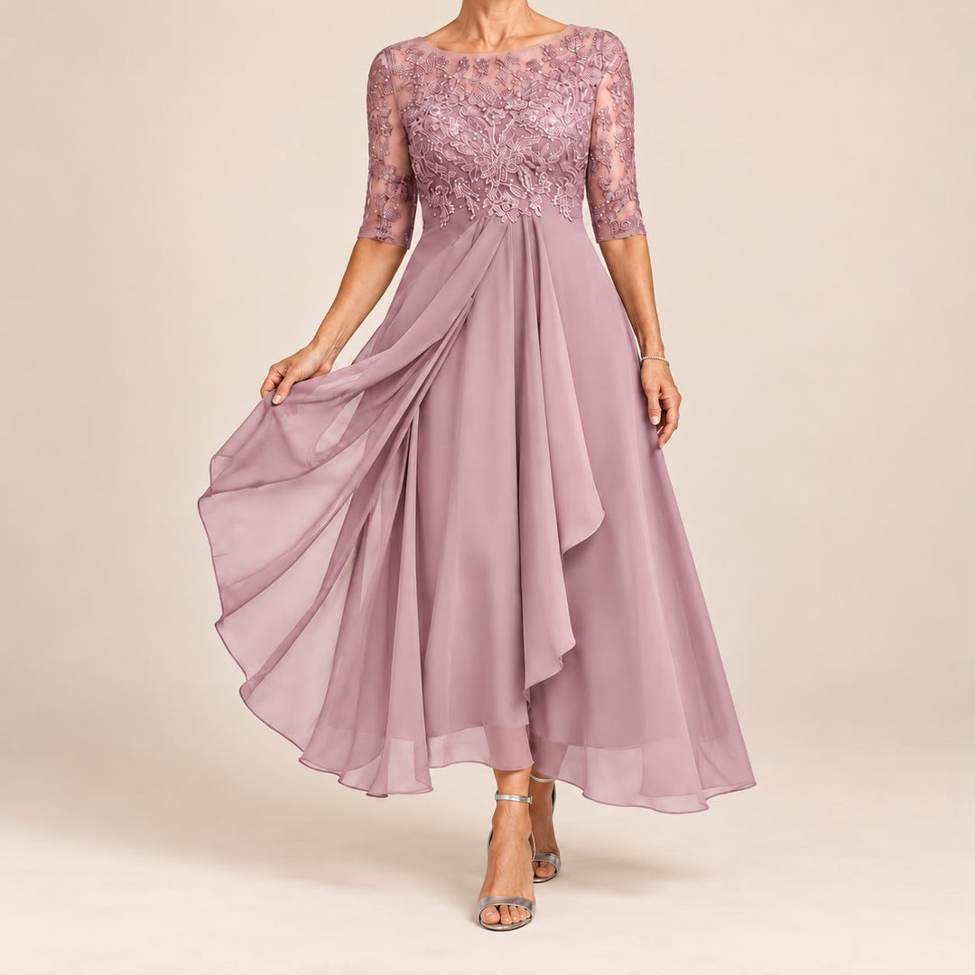 Elara | Soft Flowy Chiffon Dress