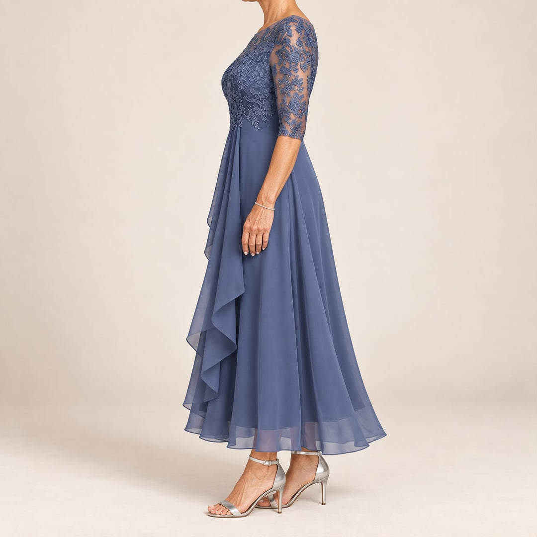 Elara | Soft Flowy Chiffon Dress
