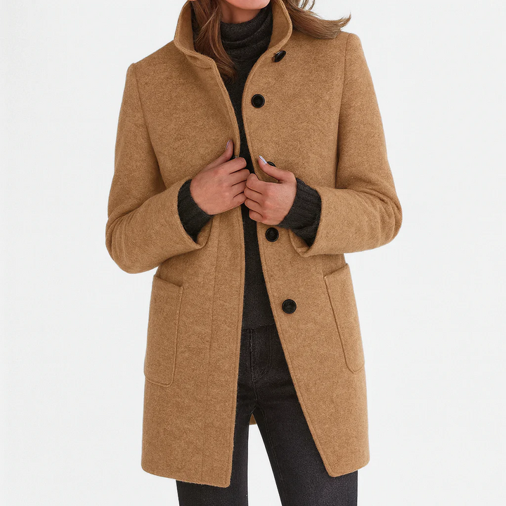 Eleonora | Tailored Button Midi Coat