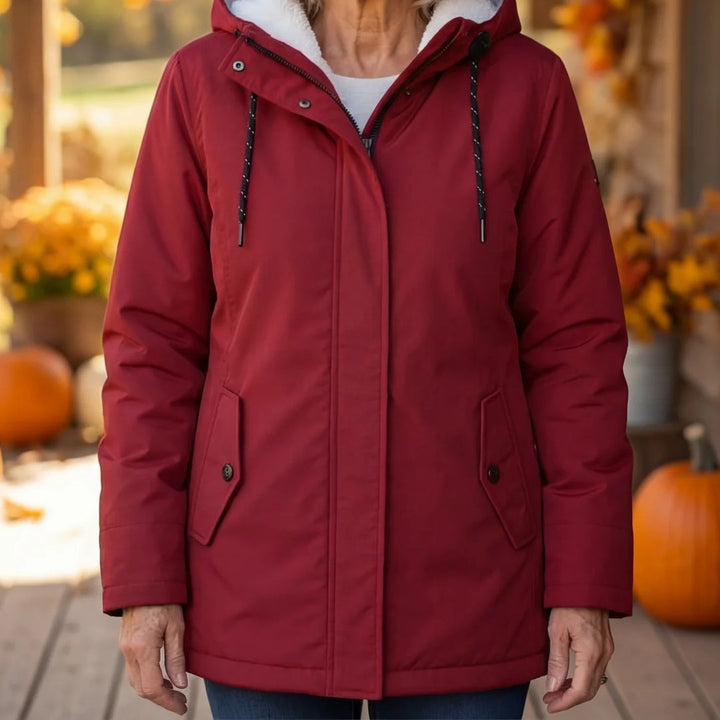 Women's Hooded Quilted Winter Coat